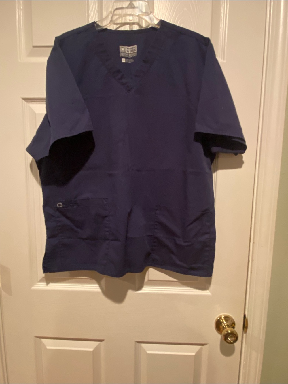 WonderWink Women's Navy Short Sleeve Scrub Top
